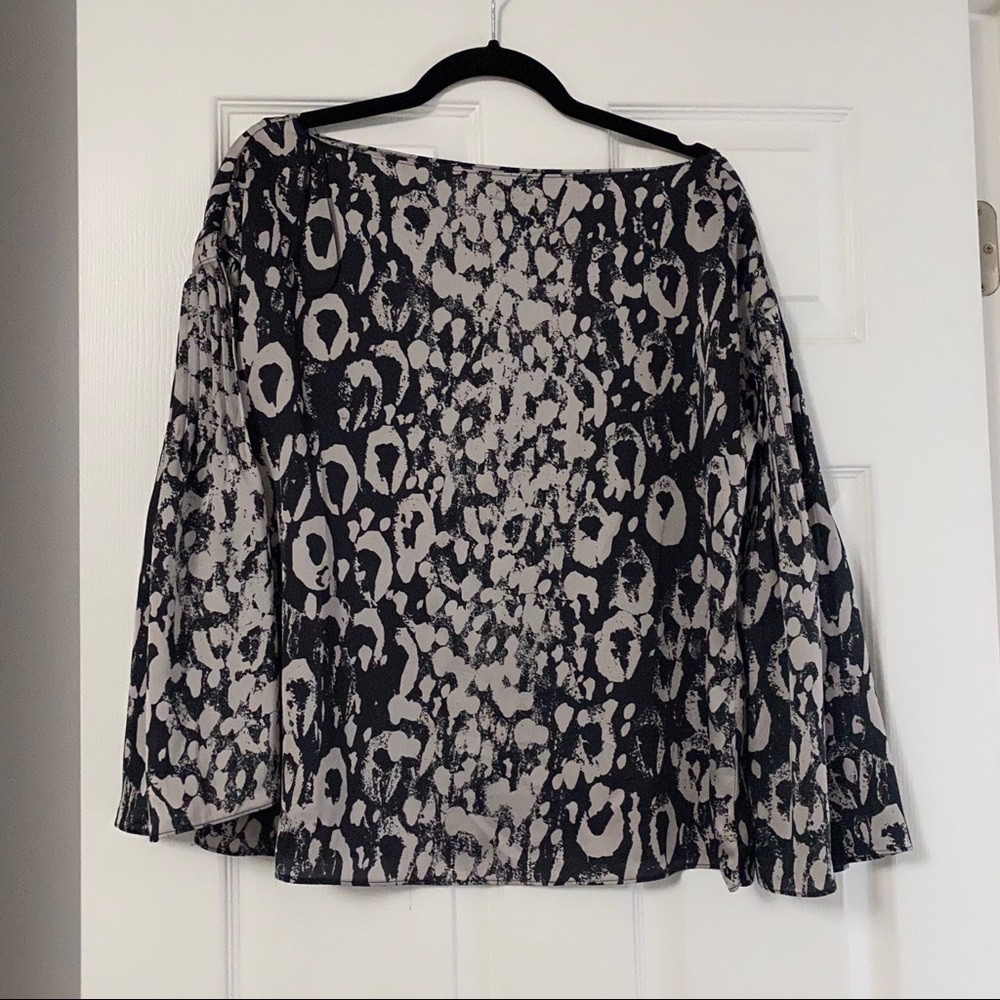 Jennifer Lopez leopard print blouse